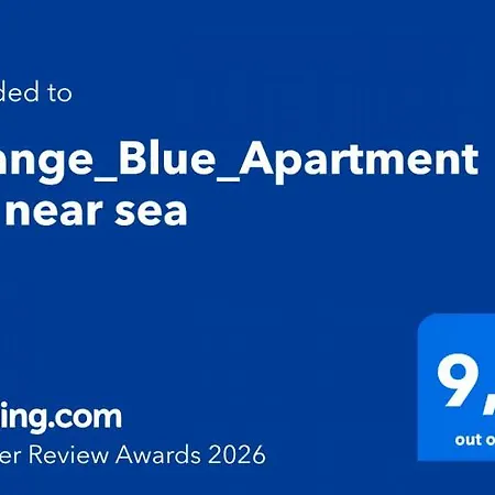 Orange_blue_аpartment N2 Near Sea Hanioti